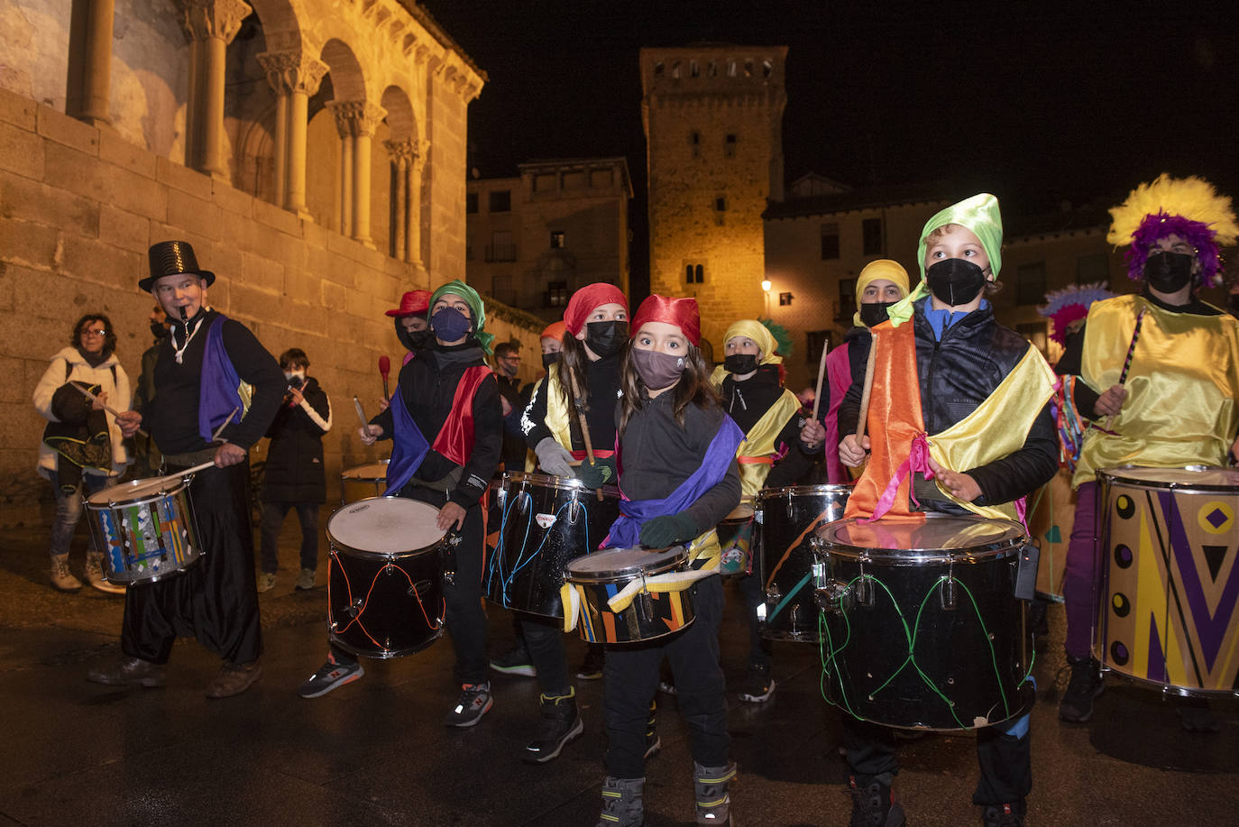 Desfile del sábado de carnaval en Segovia.