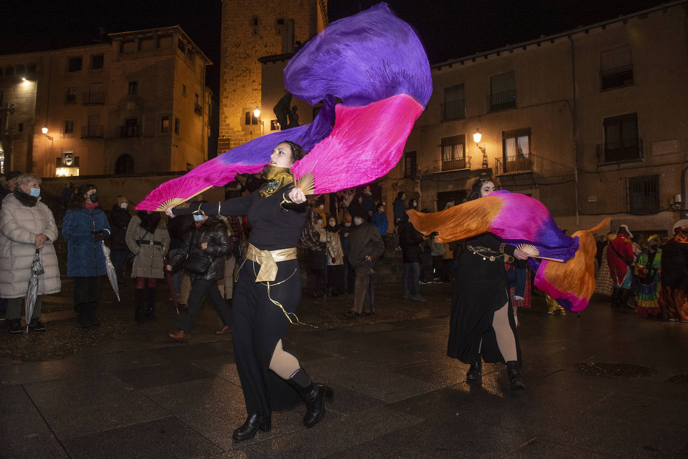 Desfile del sábado de carnaval en Segovia.