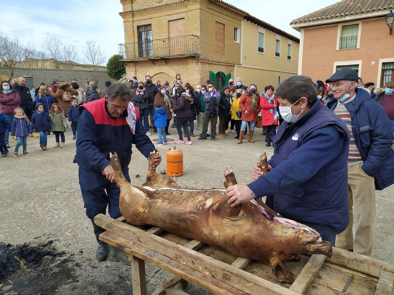 Fotos: Fiesta de la matanza en Palazuelo de Vedija