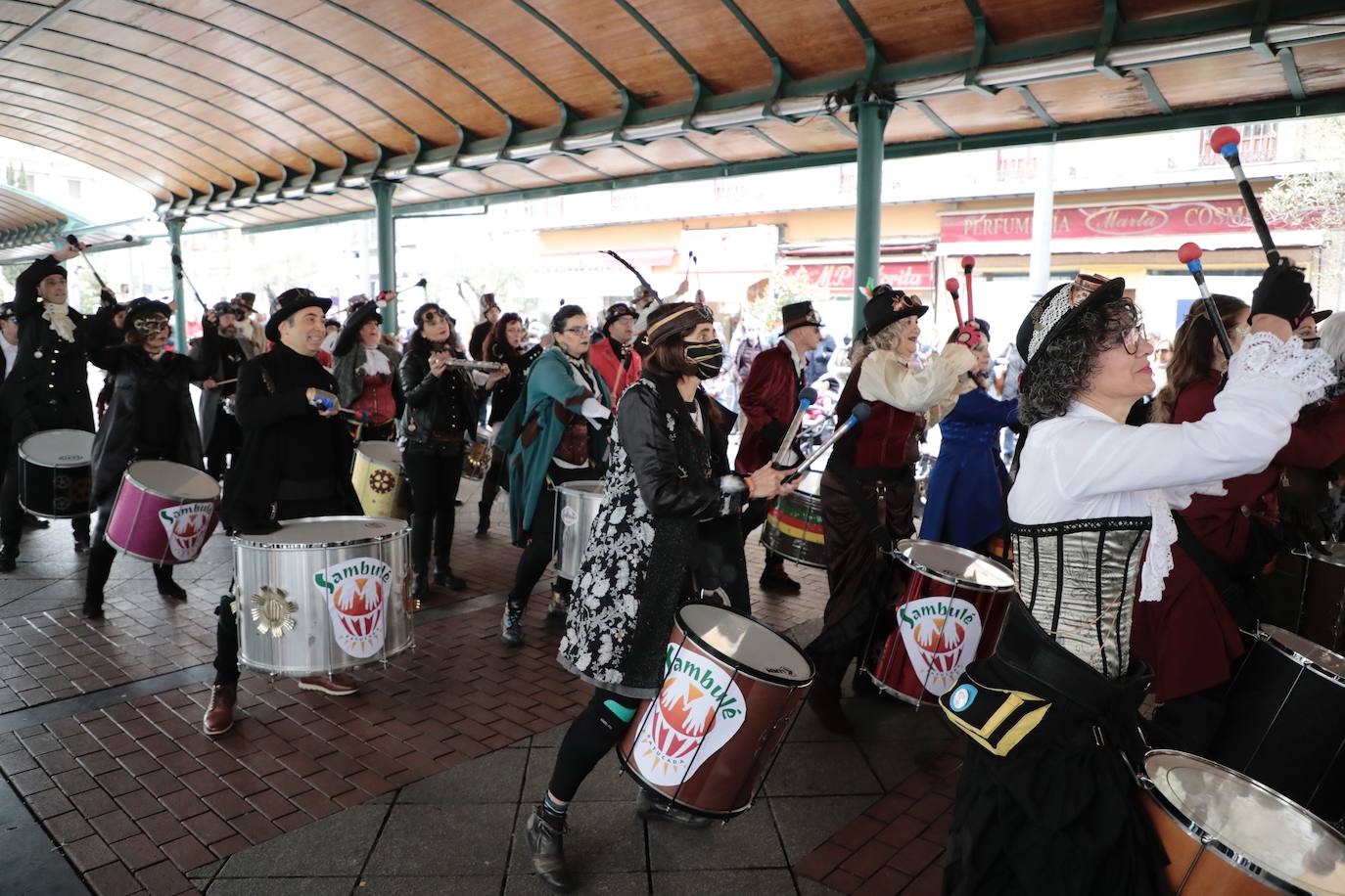 Fotos: Batucada carnavalera en el centro de Valladolid