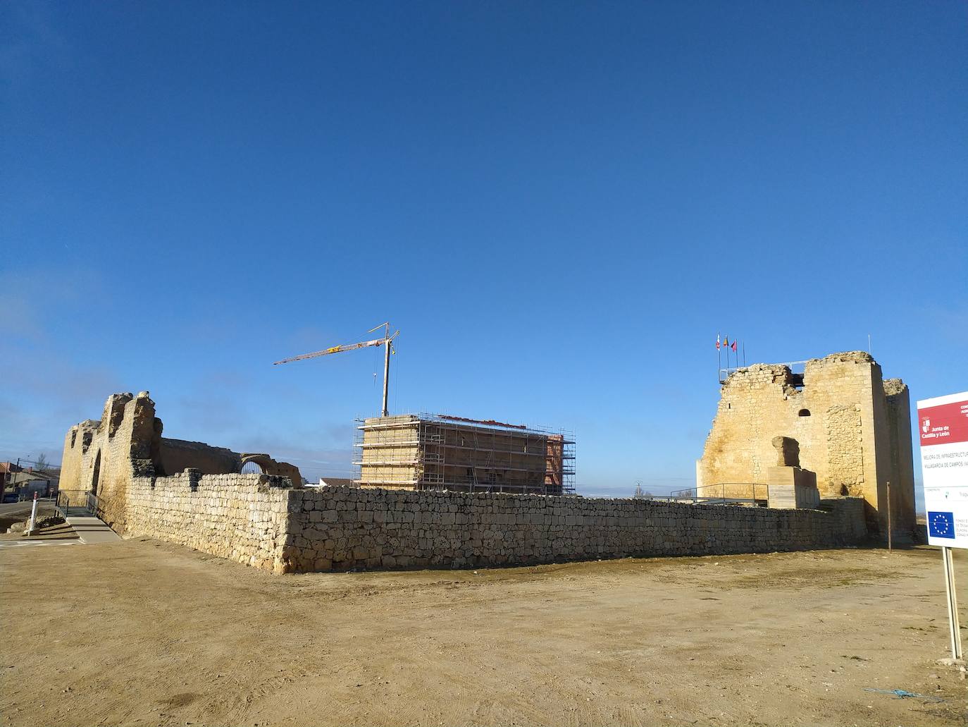 Fotos: Restauración del castillo de Villagarcía de Campos