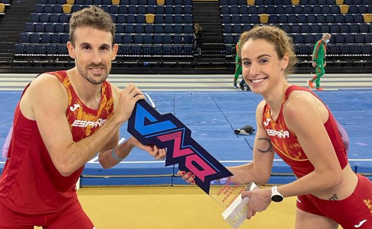 Exhibición de Álvaro de Arriba y Lorena Martín ganando el Nacional para certificar el pase al Mundial