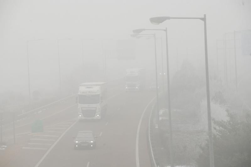 Imagen de archivo de niebla en la provincia de Valladolid. 