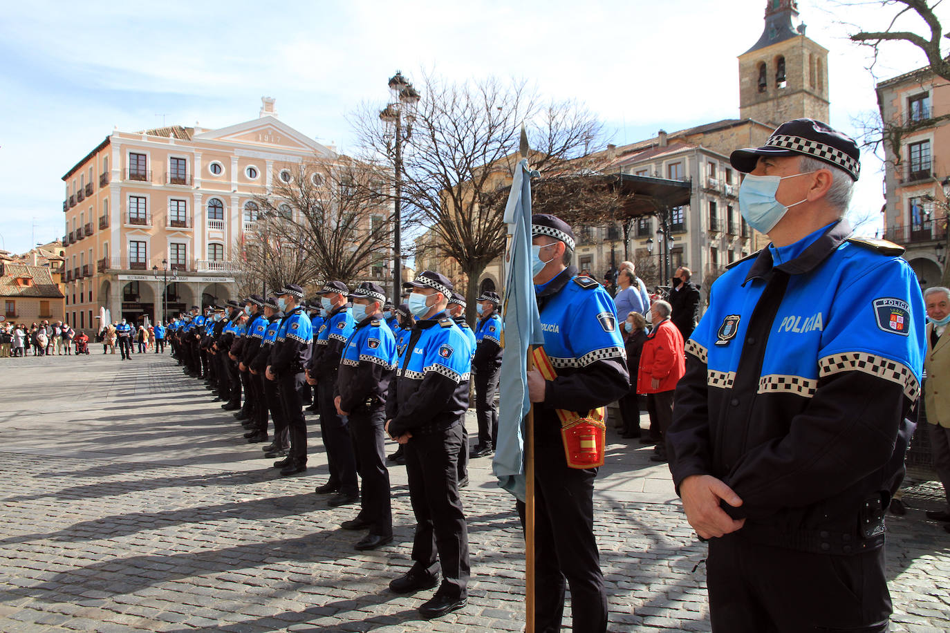 Actos de la festividad de la Policía Local en Segovia.