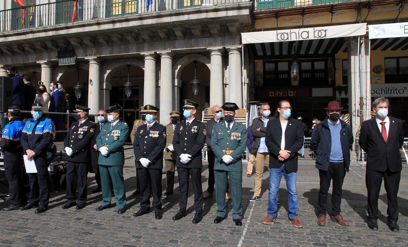 Actos de la festividad de la Policía Local en Segovia.