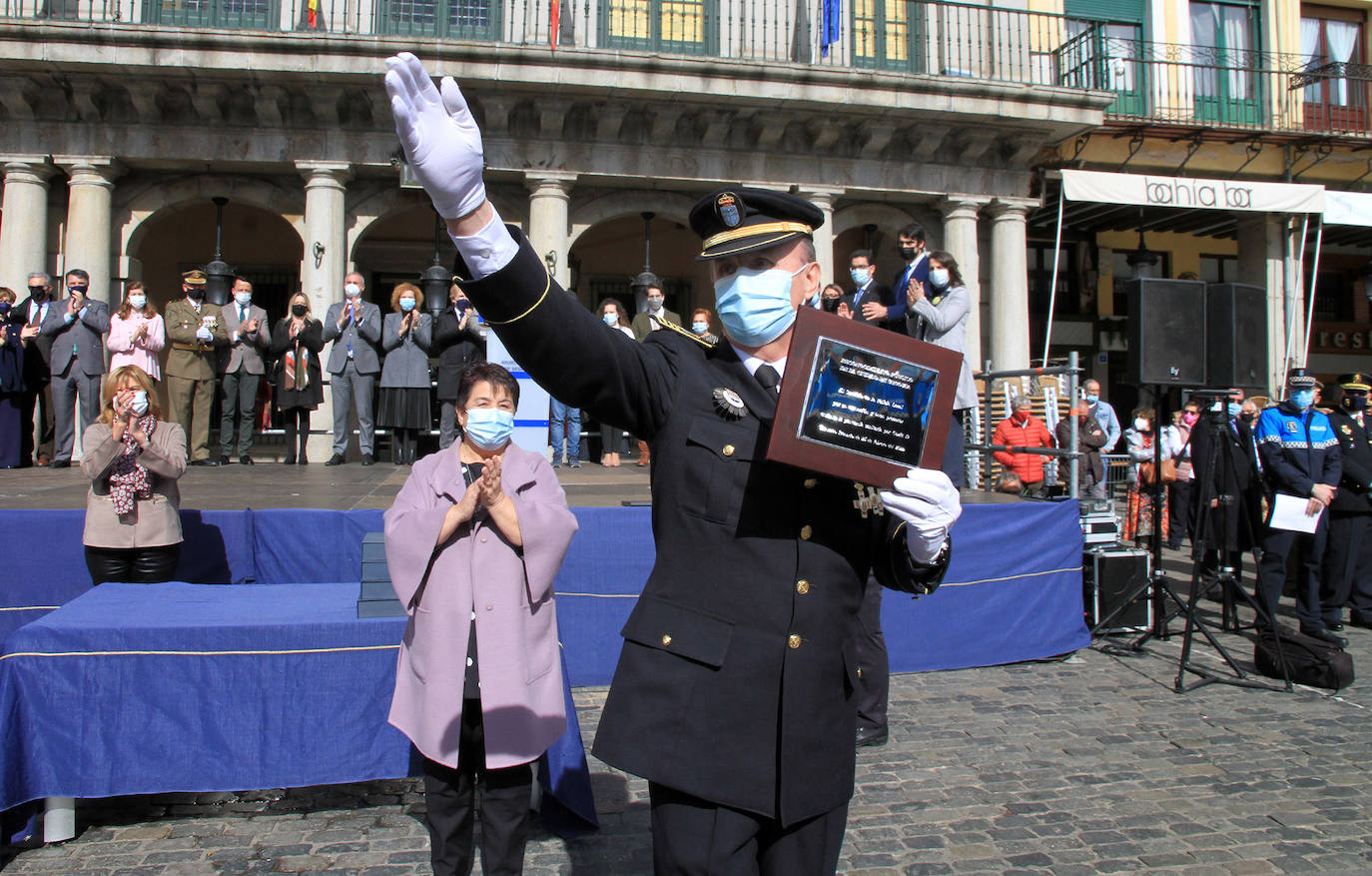 Actos de la festividad de la Policía Local en Segovia.