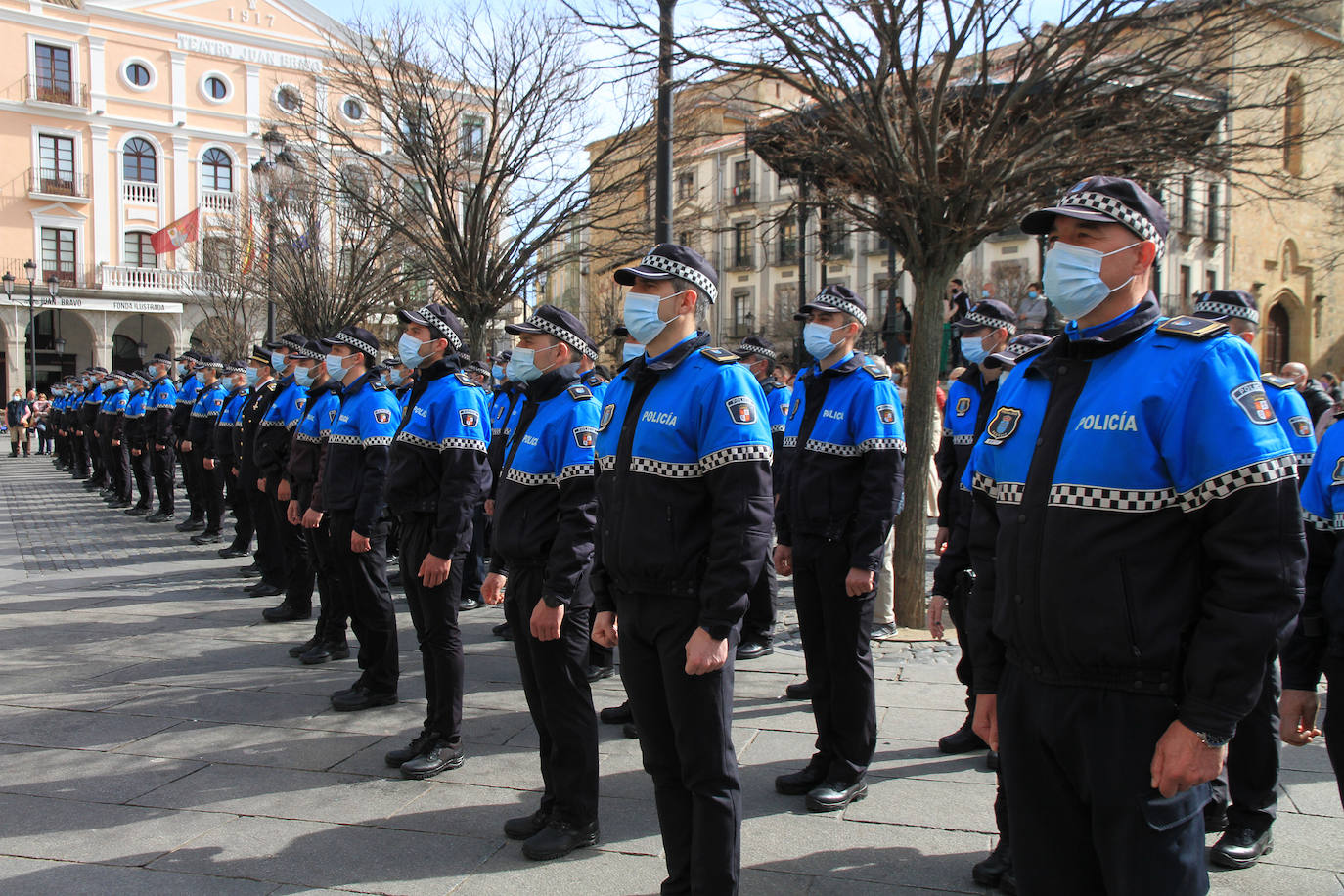 Actos de la festividad de la Policía Local en Segovia.