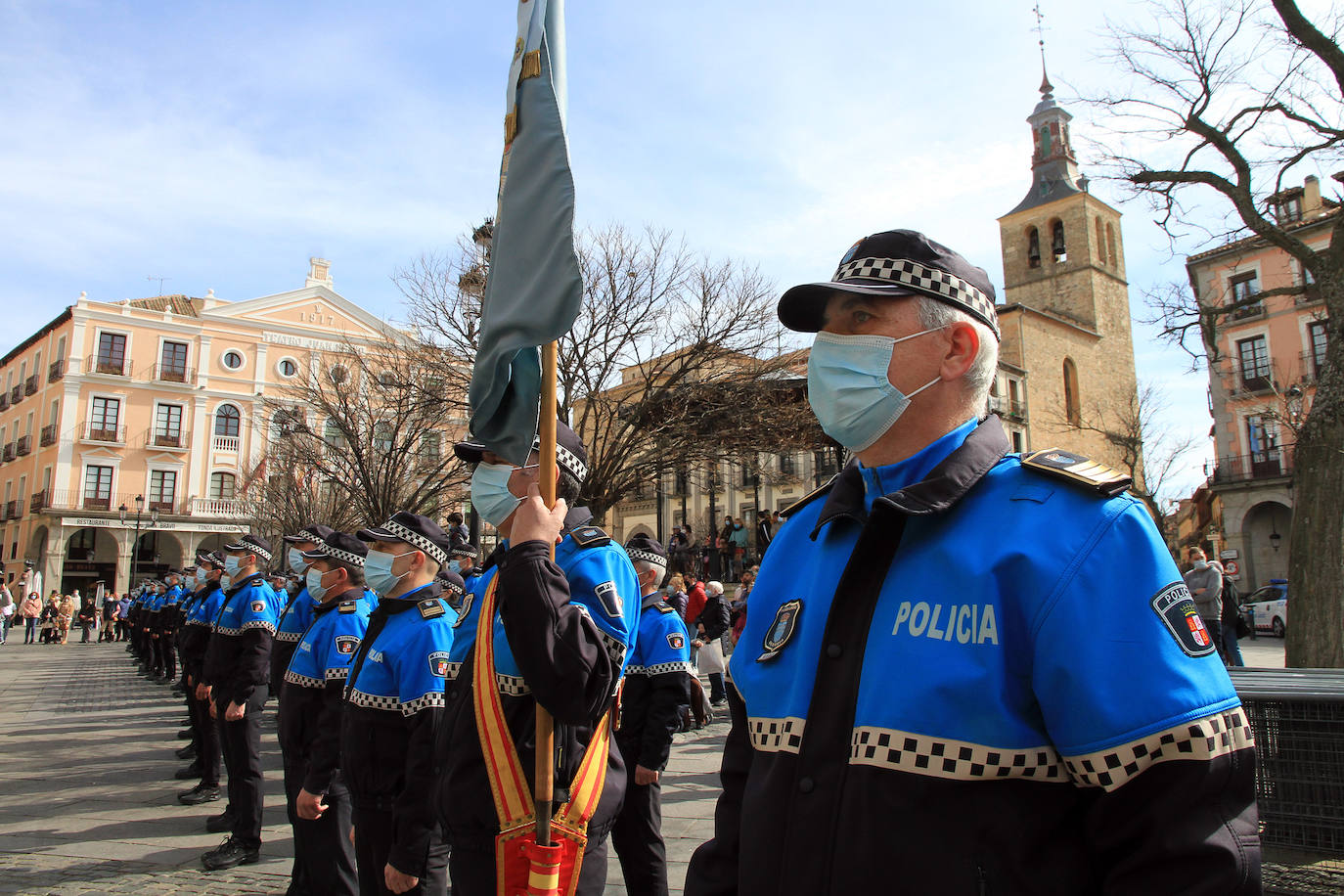 Actos de la festividad de la Policía Local en Segovia.