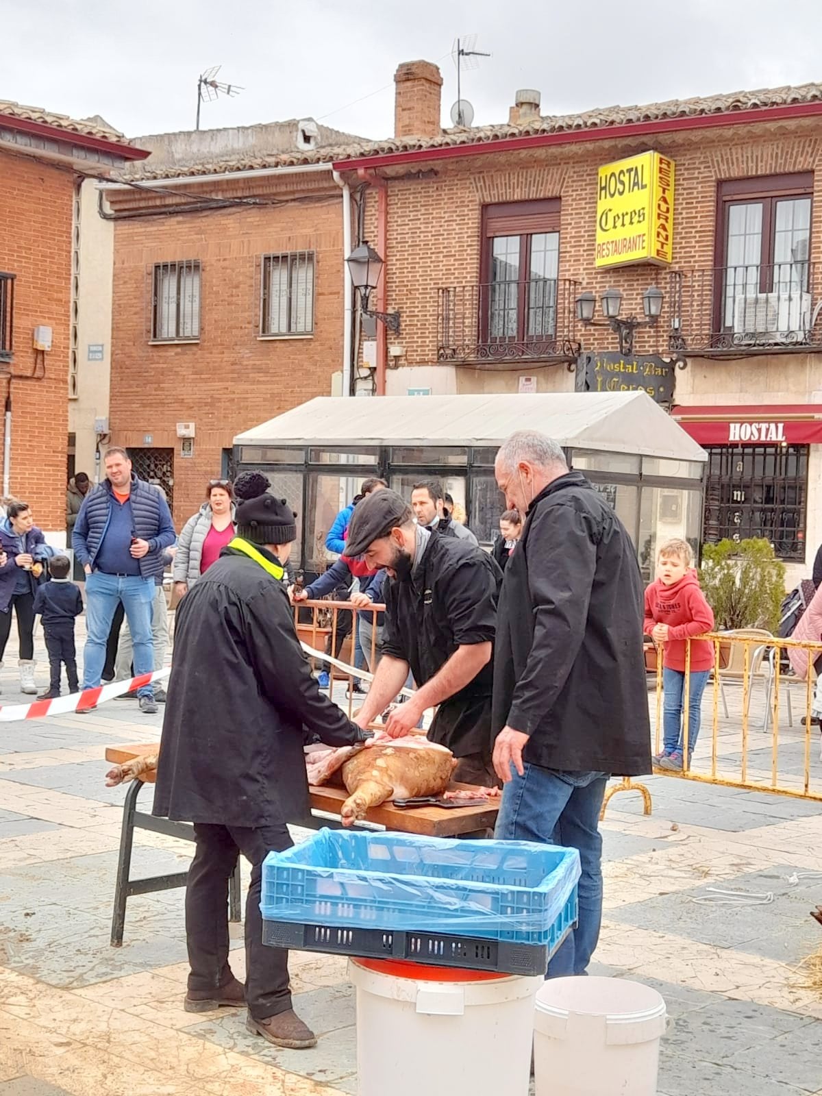 Magaz de Pisuerga revive la matanza tradicional