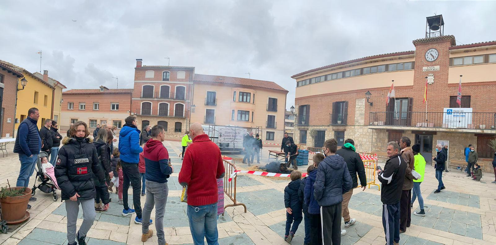 Magaz de Pisuerga revive la matanza tradicional