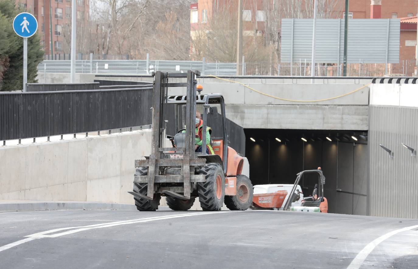 Estado de las obras del túnel de Andrómeda.