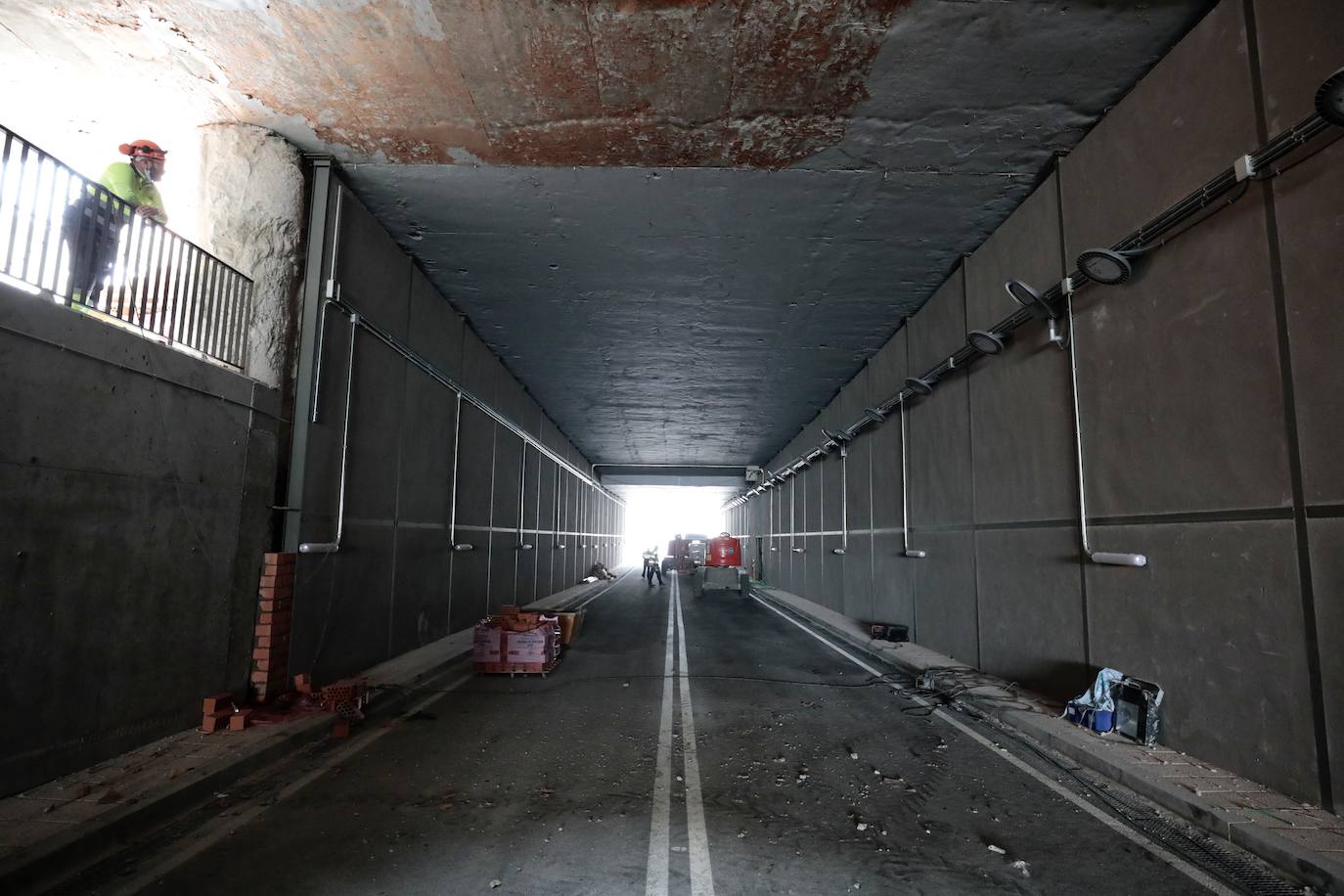 Estado de las obras del túnel de Andrómeda.