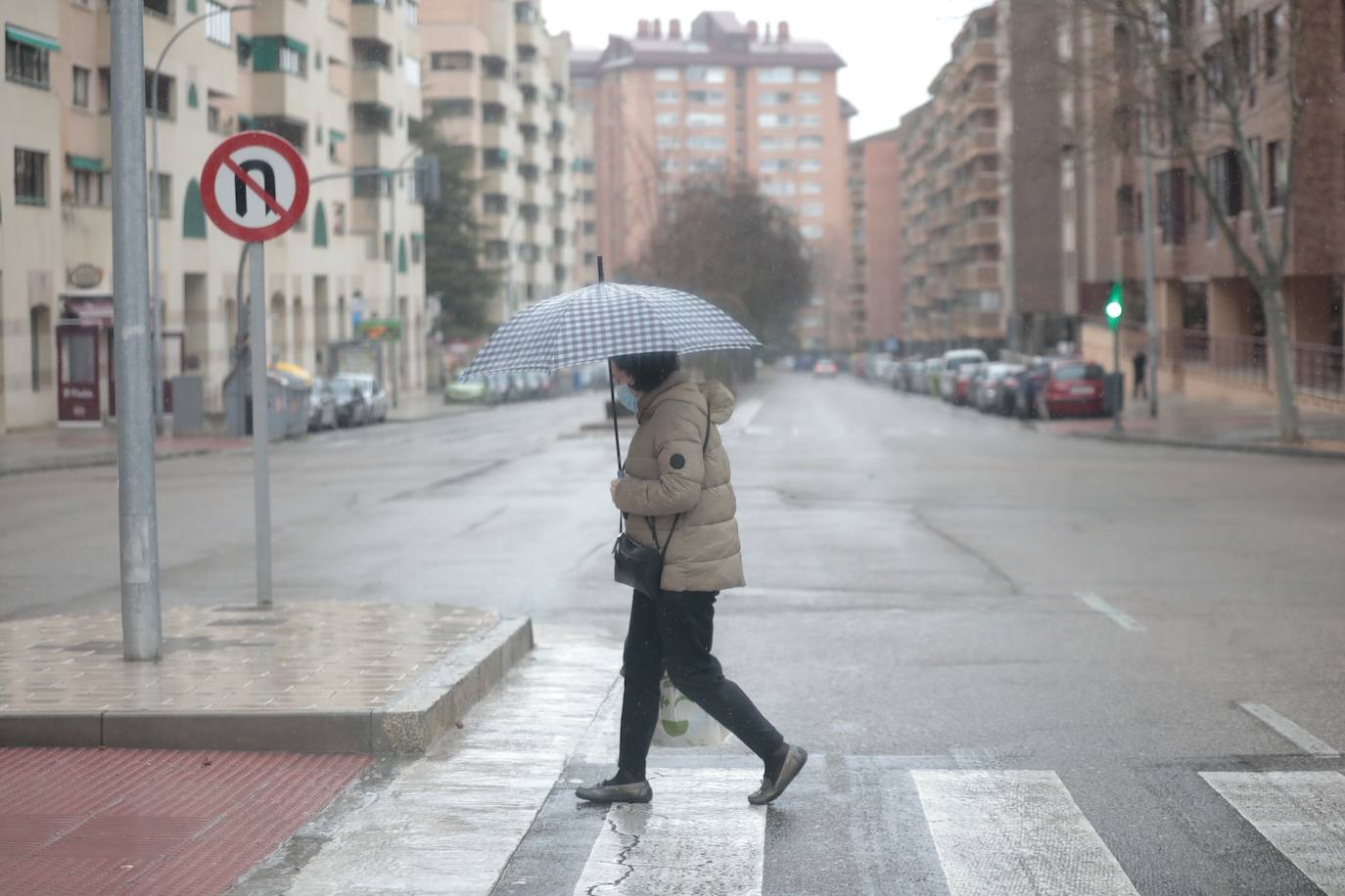 Fotos: La lluvia reaparece con fuerza en Valladolid