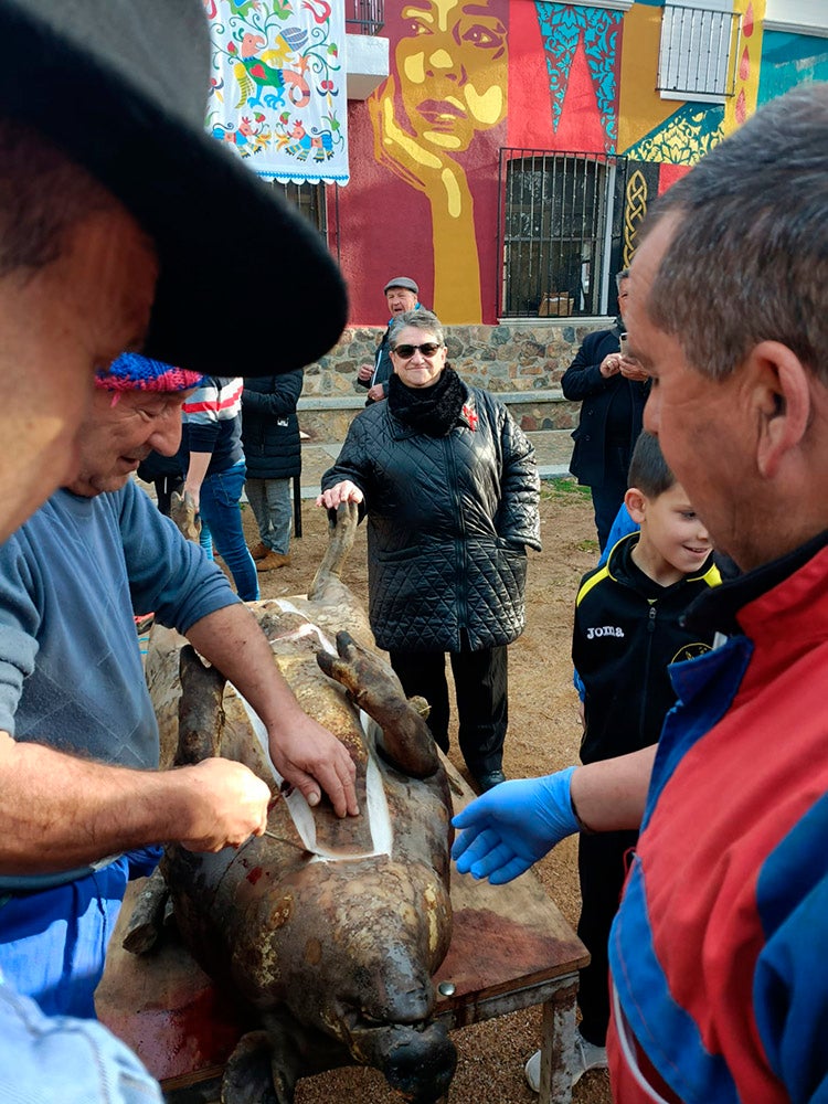 Garcibuey celebra su tradicional Fiesta de la Matanza