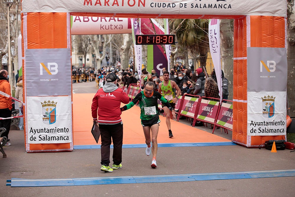 Juan Bueno y Gema Martín fueron los triunfadores de la X Media Maratón Ciudad de Salamanca 