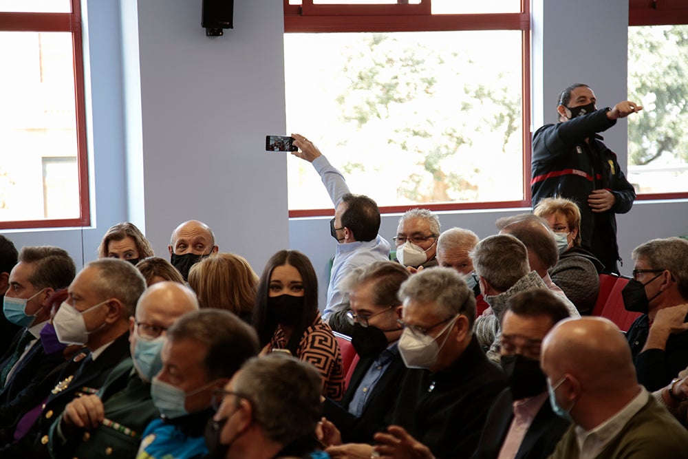 Recuperación de la festividad de San Juan Dios en el Parque de Bomberos de Salamanca tras no poder homenajear a veteranos y jubilados en los dos últimos años