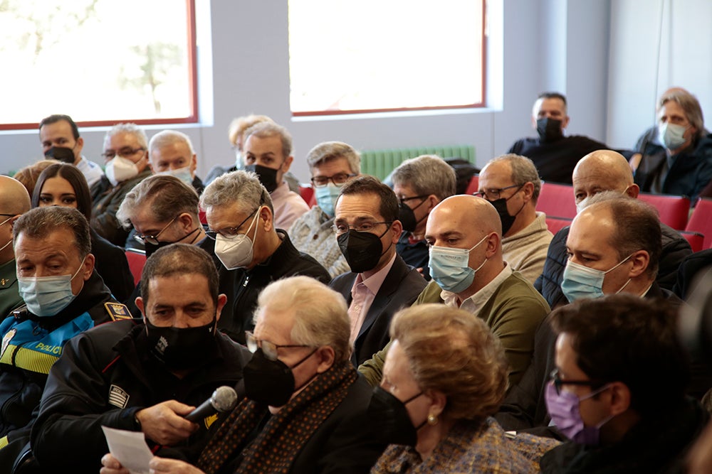 Recuperación de la festividad de San Juan Dios en el Parque de Bomberos de Salamanca tras no poder homenajear a veteranos y jubilados en los dos últimos años