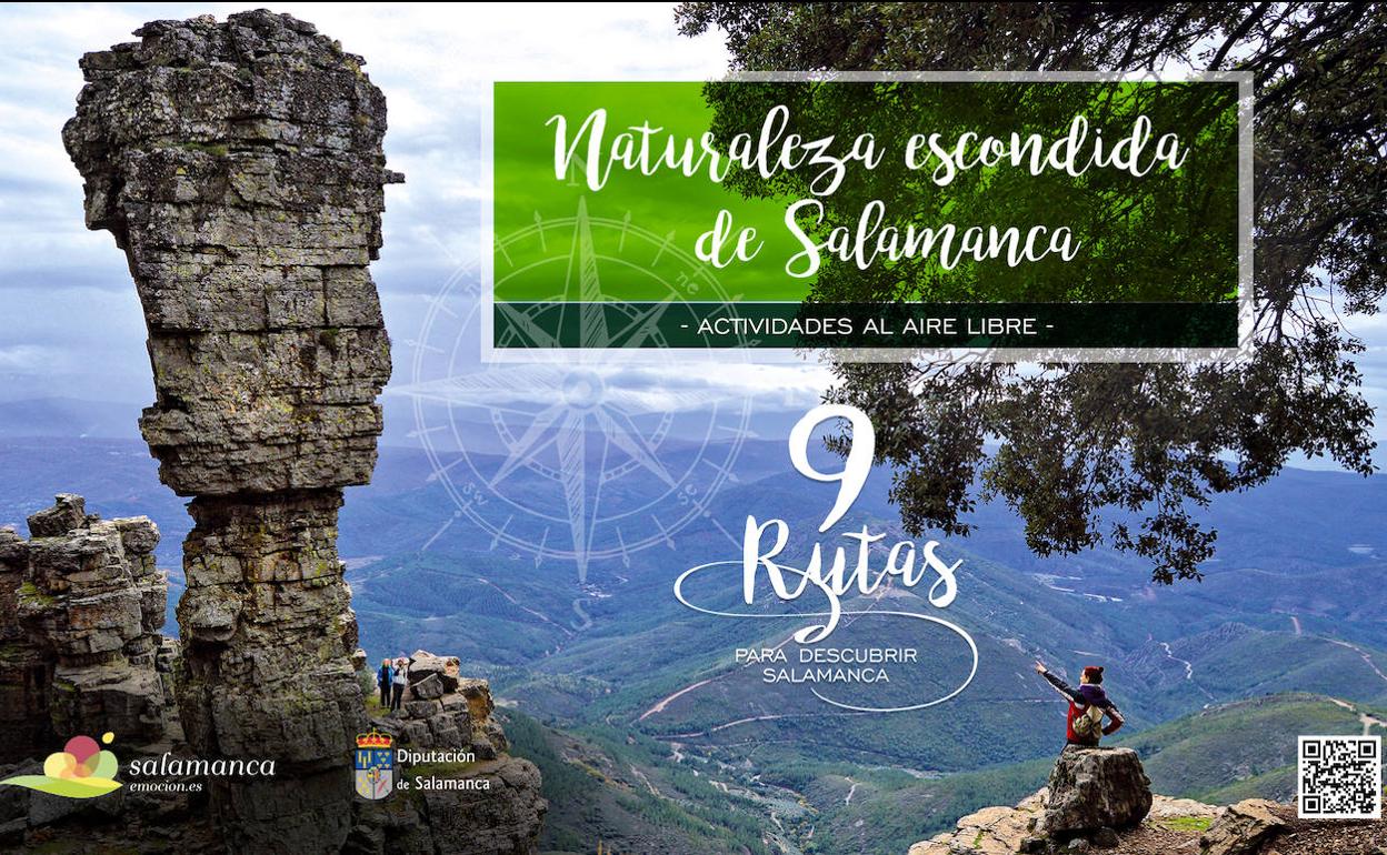 Cartel creado para el programa 'Naturaleza escondida de Salamanca' de la Diputación. 