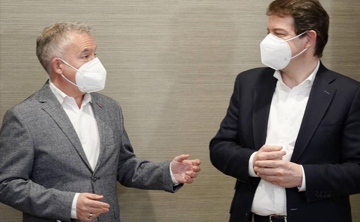 Ángel Ceña y Alfonso Fernández Mañueco