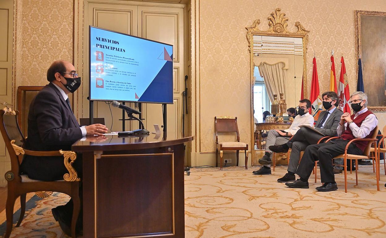 Presentación de la información del Servicio Integral de Atención Ciudadana del Ayuntamiento de Salamanca. 