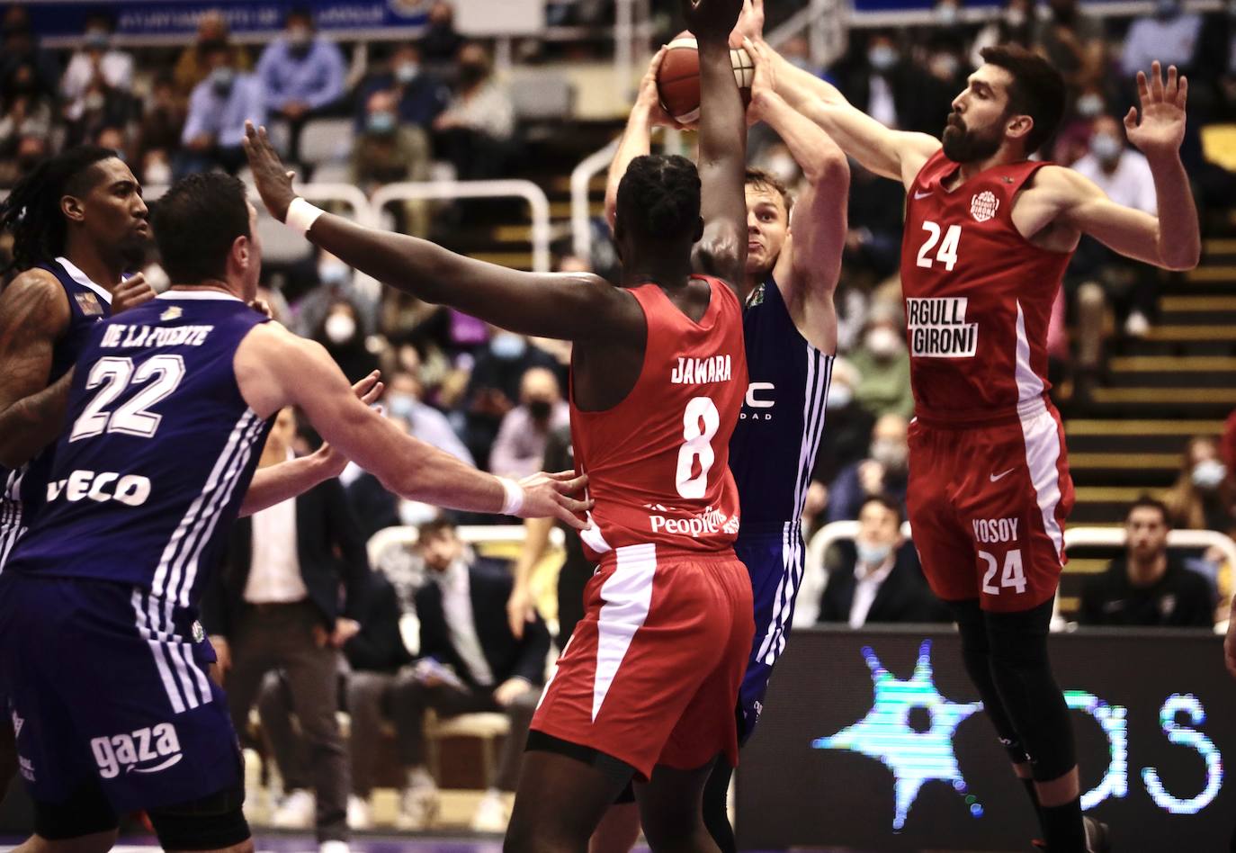 El UEMC Real Valladolid cae en casa ante el Basquet Girona. 