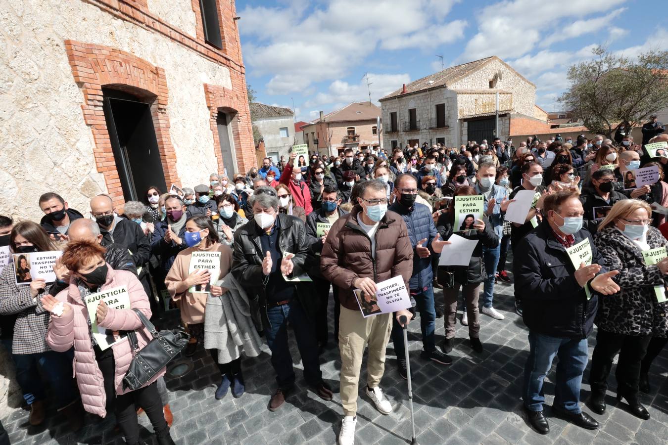 Fotos: Traspinedo recuerda a Esther López dos meses después de su muerte