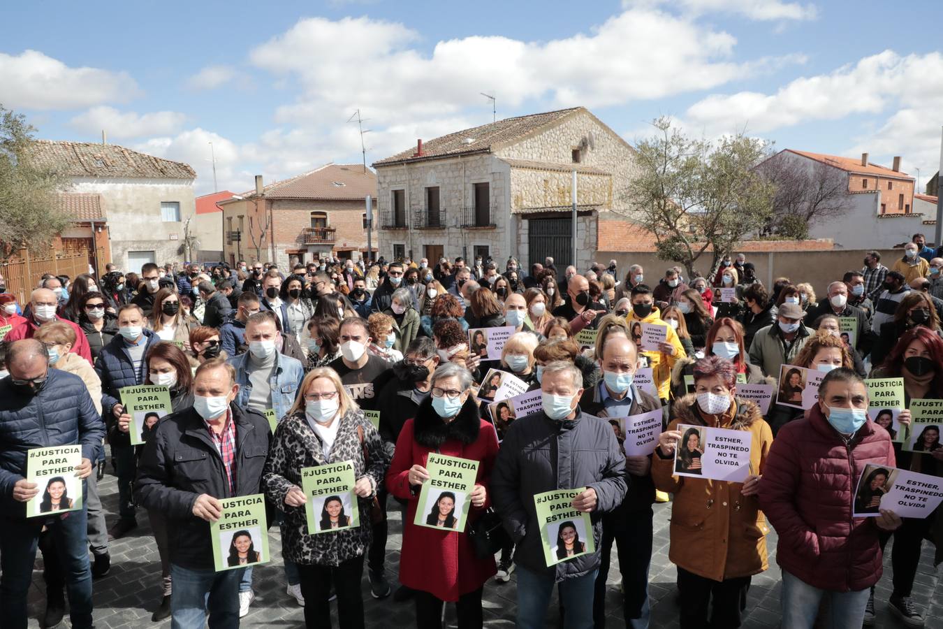 Fotos: Traspinedo recuerda a Esther López dos meses después de su muerte