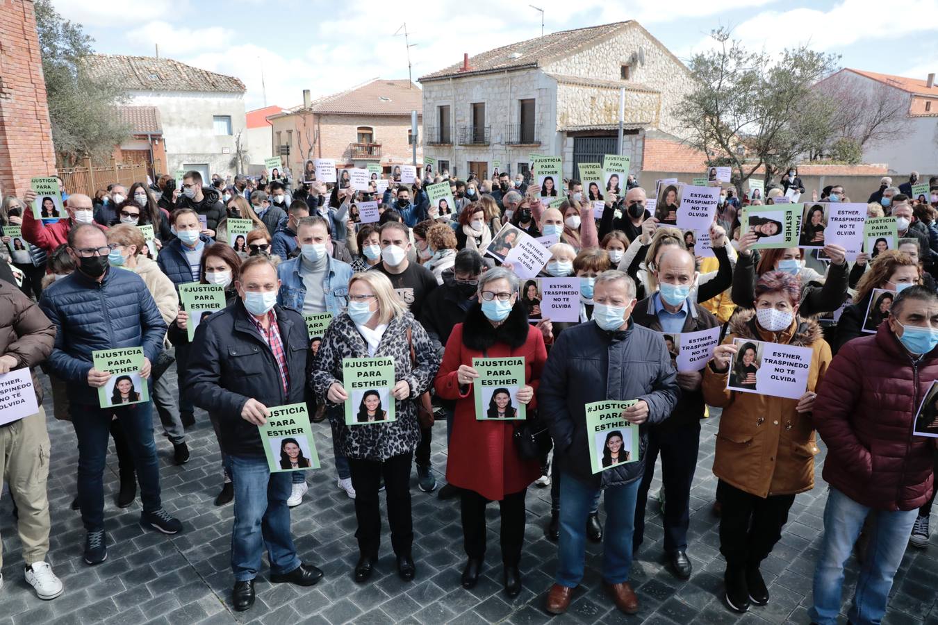 Fotos: Traspinedo recuerda a Esther López dos meses después de su muerte