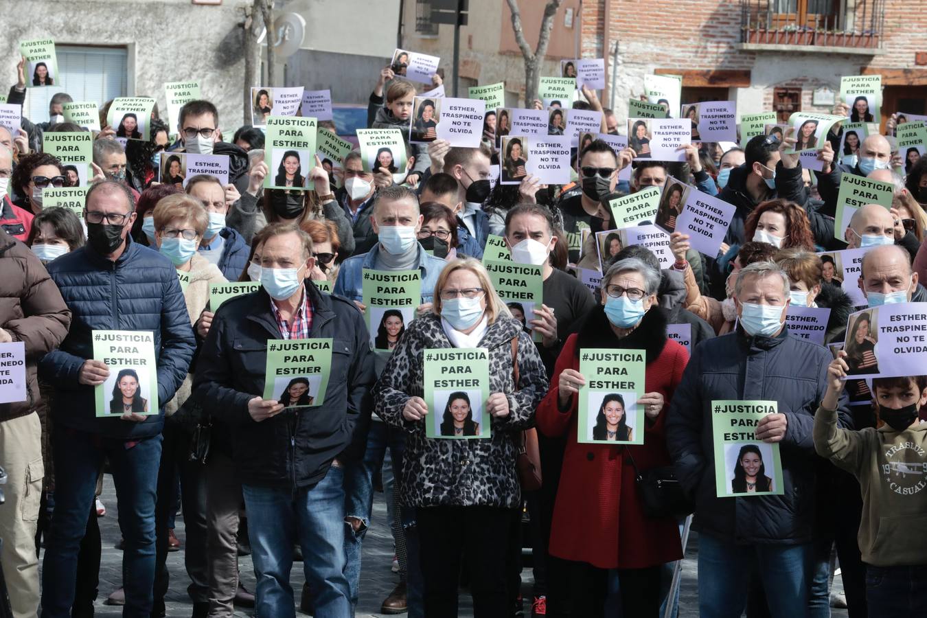 Fotos: Traspinedo recuerda a Esther López dos meses después de su muerte