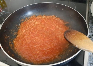 Imagen secundaria 1 - Receta de salmonetes en salsa de tomate