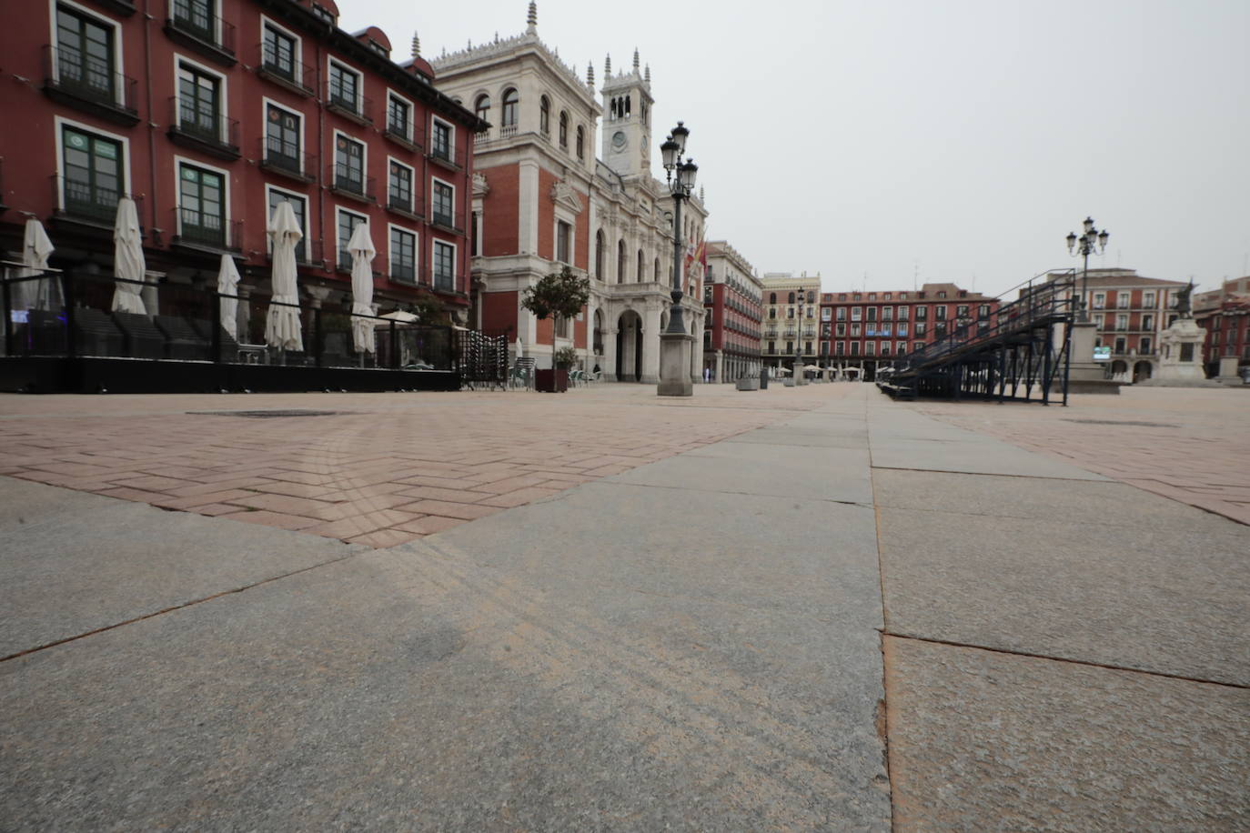 Fotos: Las estampas de la calima en Valladolid