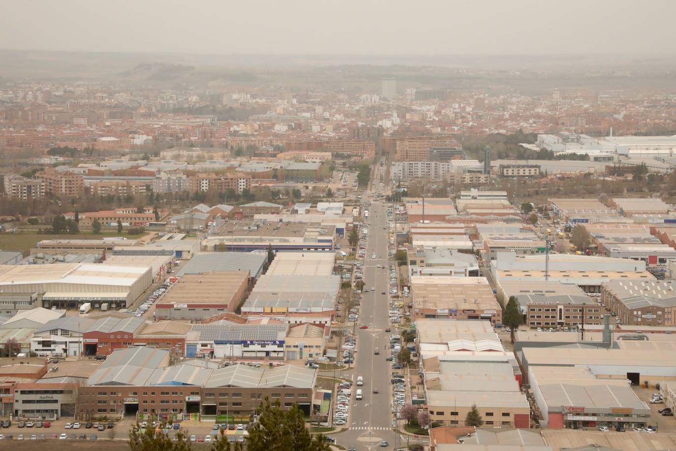 Fotos: Las estampas de la calima en Valladolid