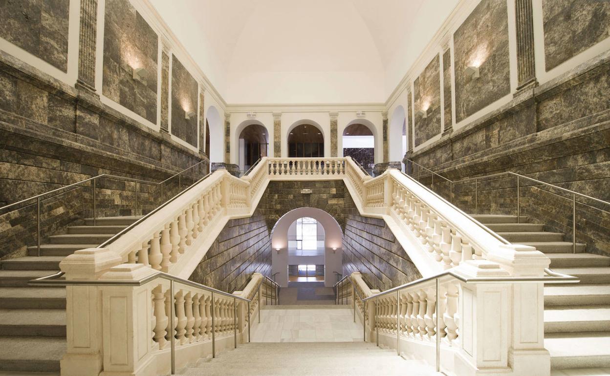 Interior de la sede del Tribunal Superior de Justicia en Burgos. 