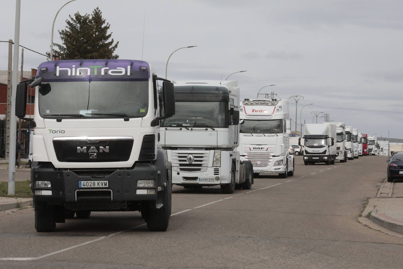 Fotos: La caravana de camiones, a su paso por Valladolid