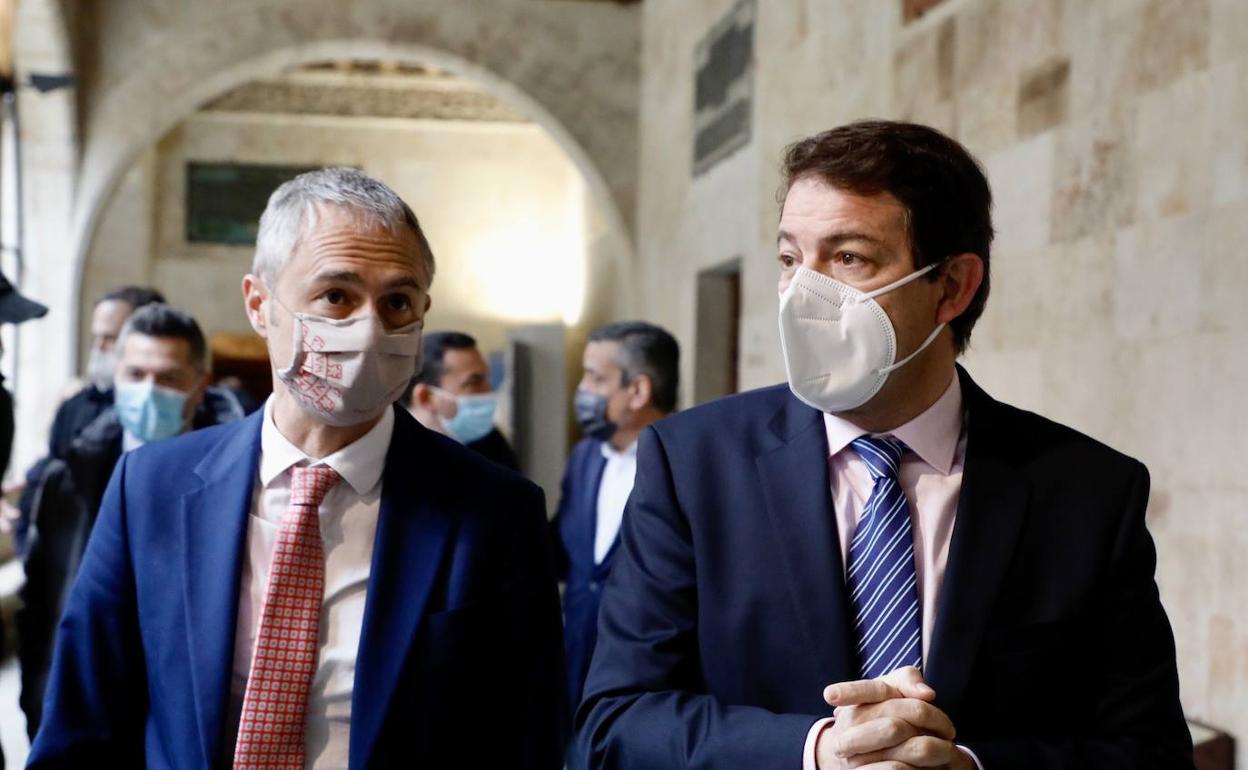 Ricardo Rivero y Alfonso Fernández Mañueco