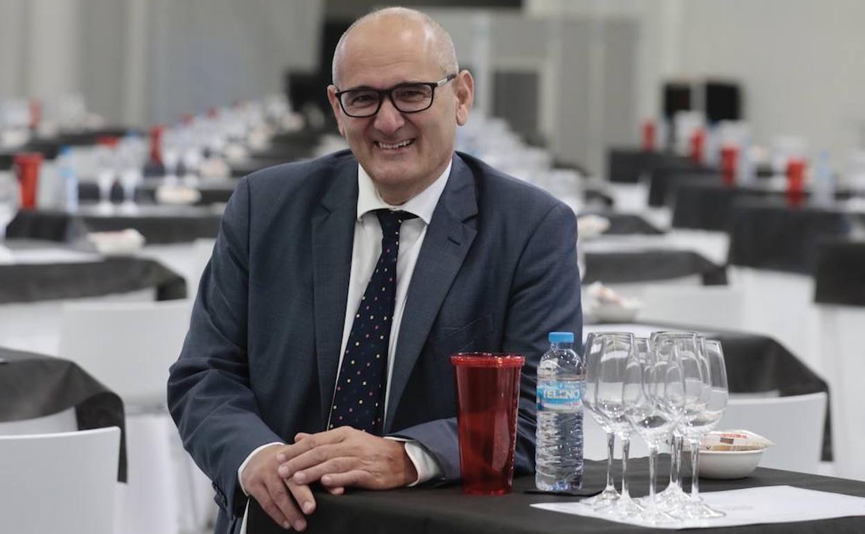 Pedro Ballesteros, durante su paso por el congreso Duero Wine en la Fferia de Valladolid. 