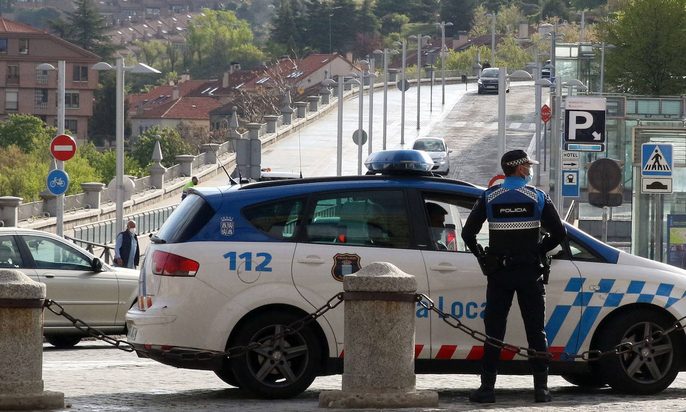 Patrulla de la Policía Local.