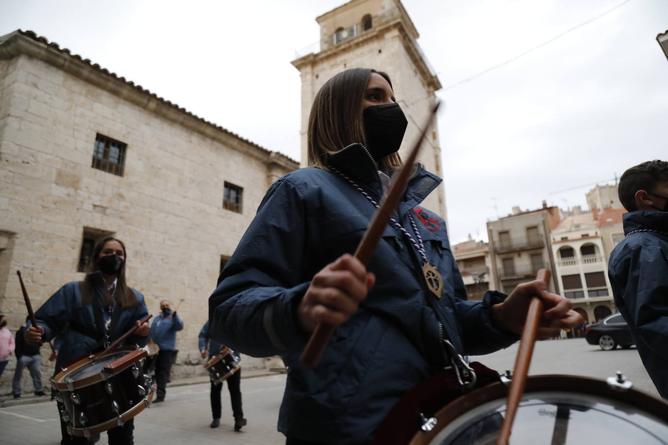 Fotos: Desfile de bandas de Semana Santa de Peñafiel