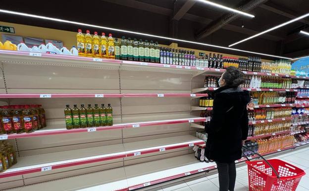 Un supermercado de Parquesol el pasado sábado.