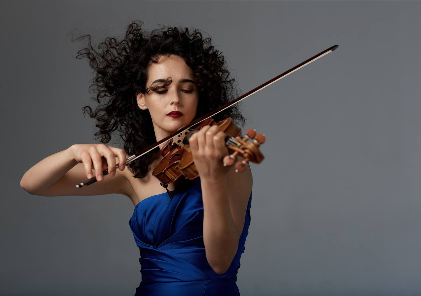 La violinista rusa Alena Baeva. 