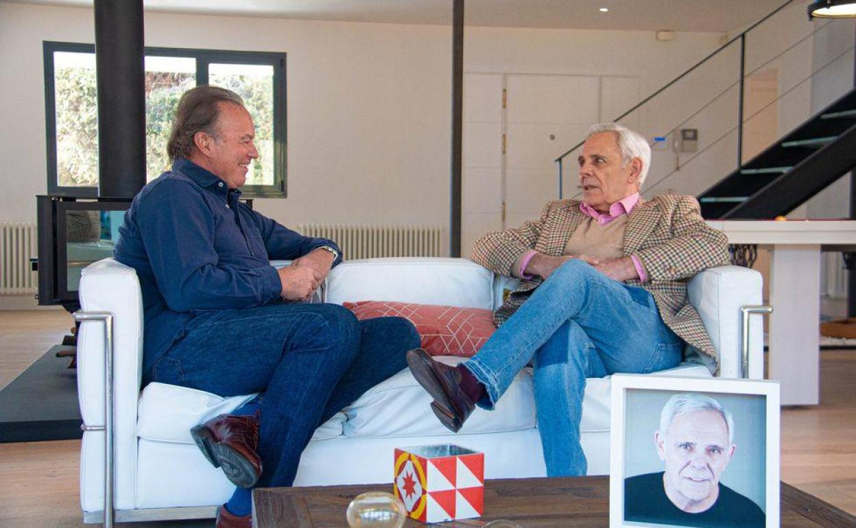 Jimmy Giménez-Arnau con Bertín Osborne en 'Mi casa es la tuya'. 