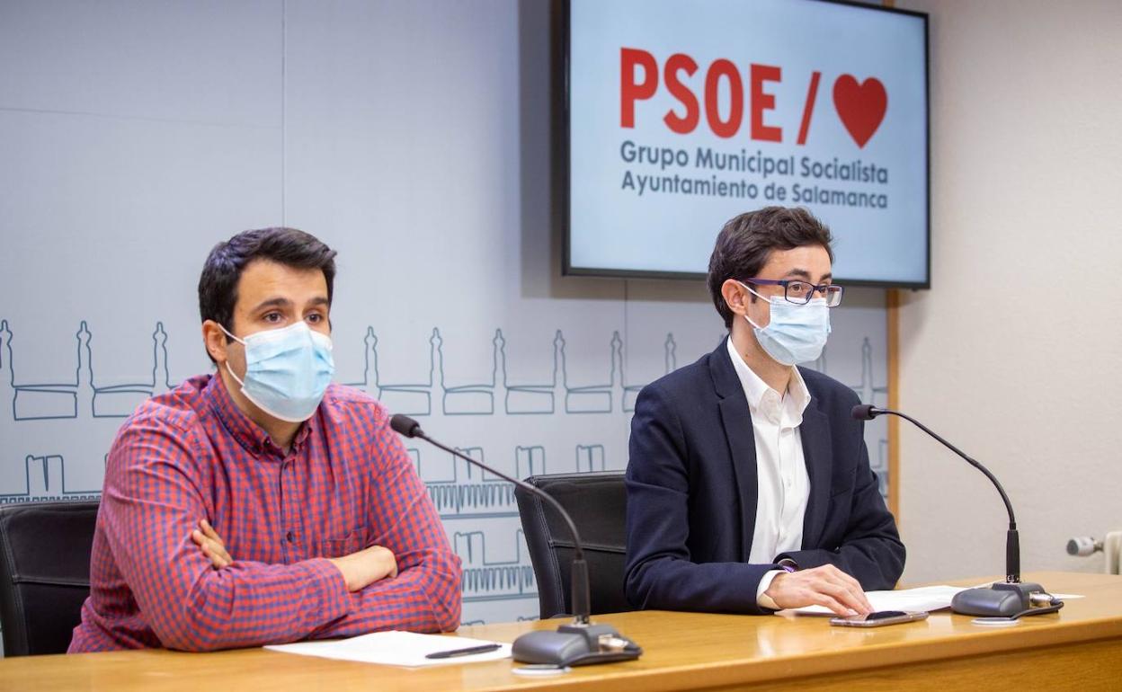 José Luis Mateos (derecha) y Álvaro Antolín.