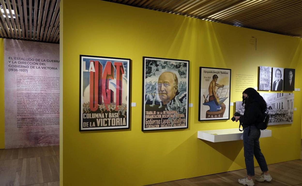 EL CDMH exhibe más de 400 piezas sobre la trayectoria «sindical, política y humana» de Largo Caballero