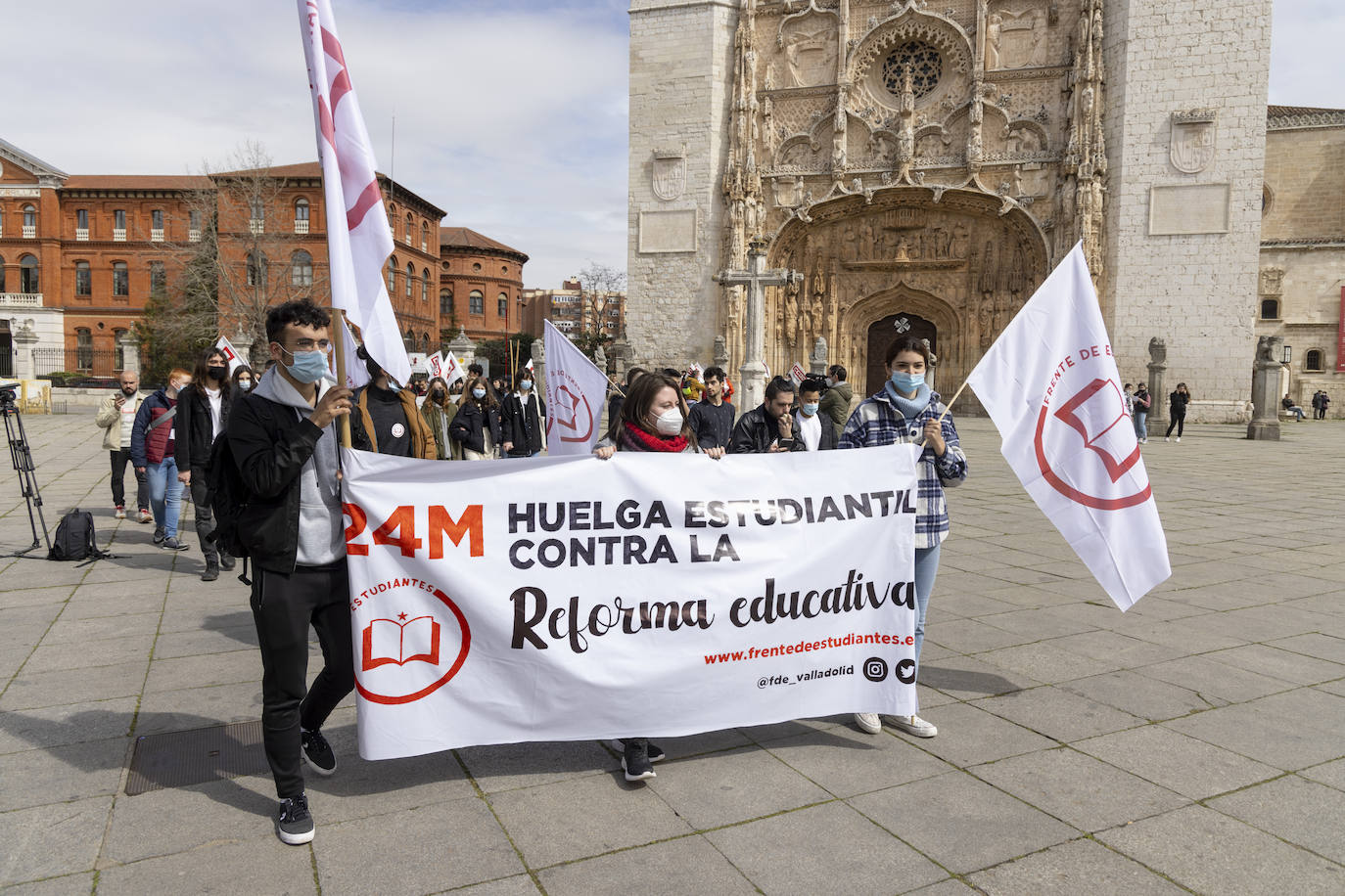 Fotos: Huelga de estudiantes en Valladolid