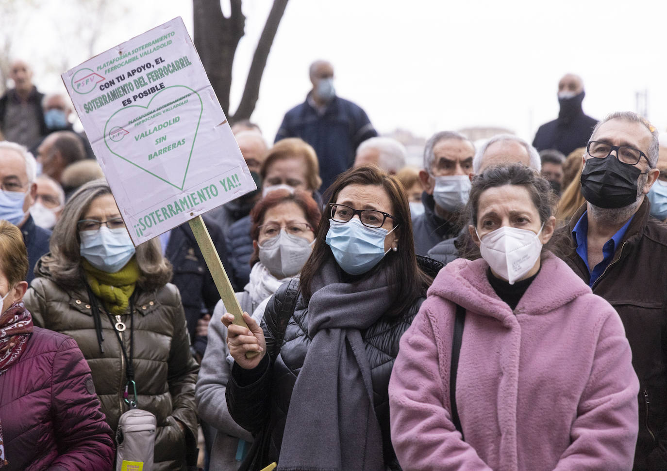 Fotos: Manifestación por el soterramiento en Valladolid