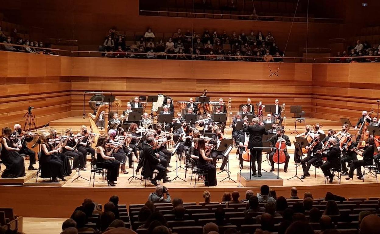 Un momento del concierto. 