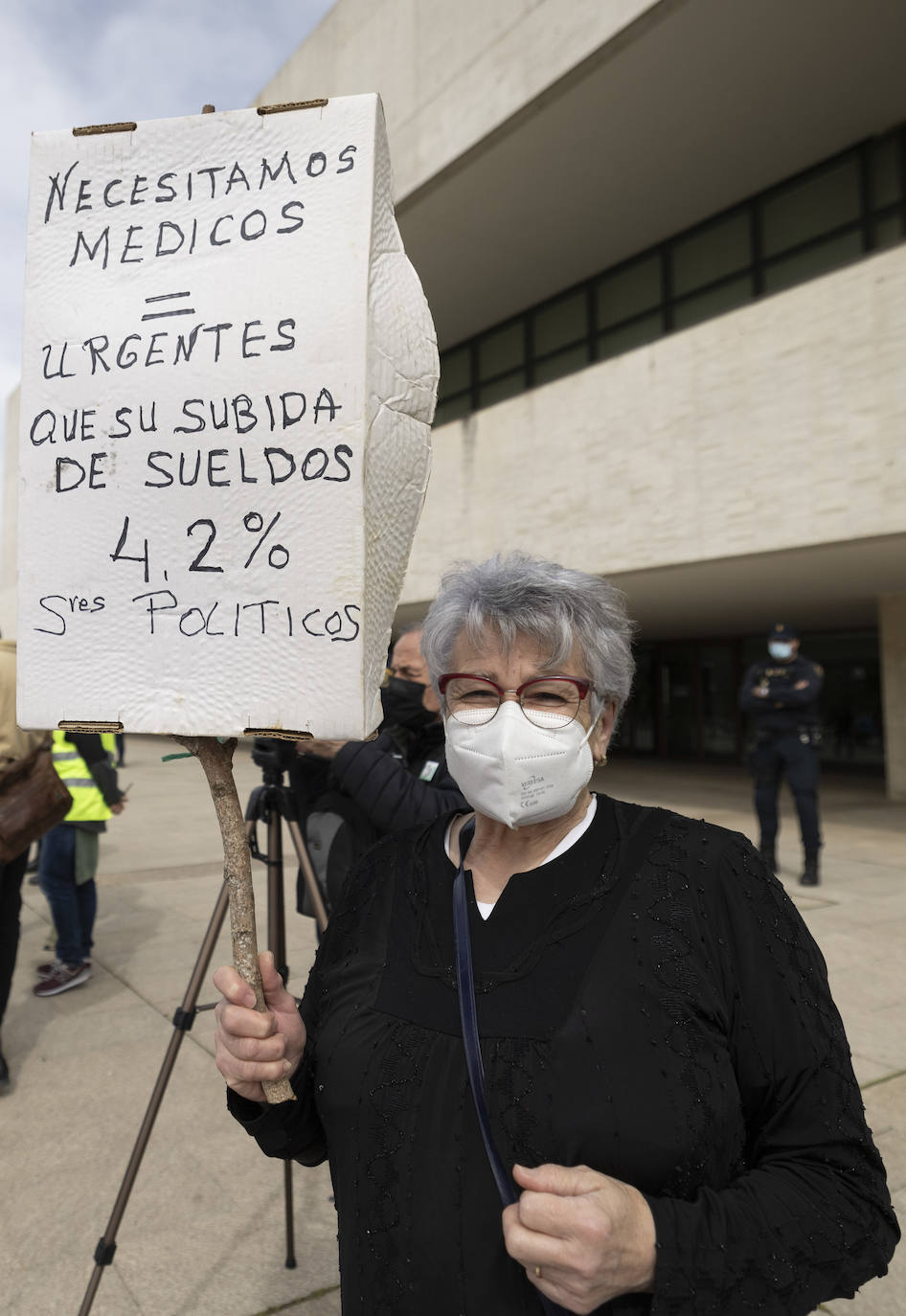 Fotos: Manifestación en Valladolid a favor de la sanidad rural