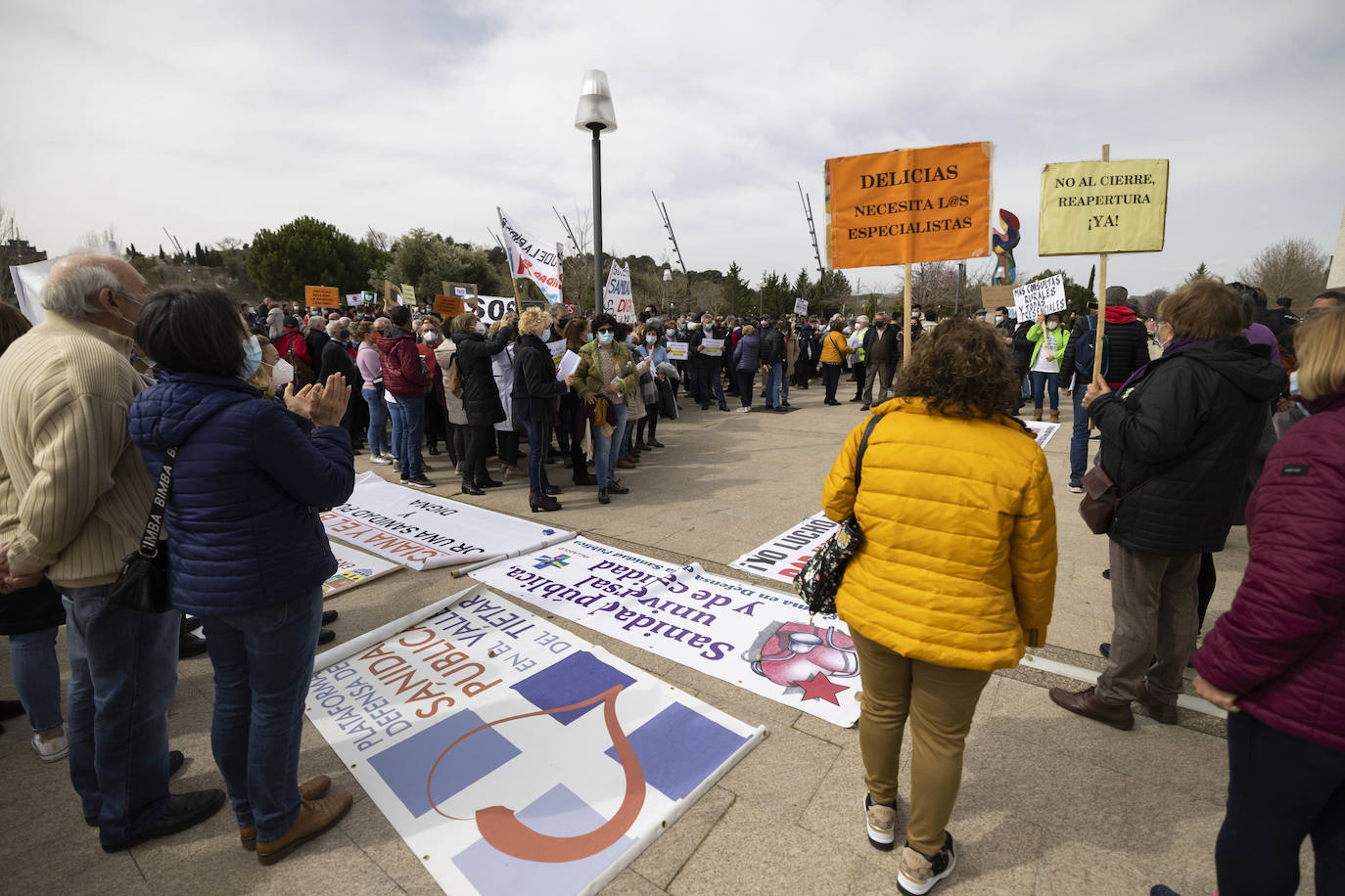 Fotos: Manifestación en Valladolid a favor de la sanidad rural