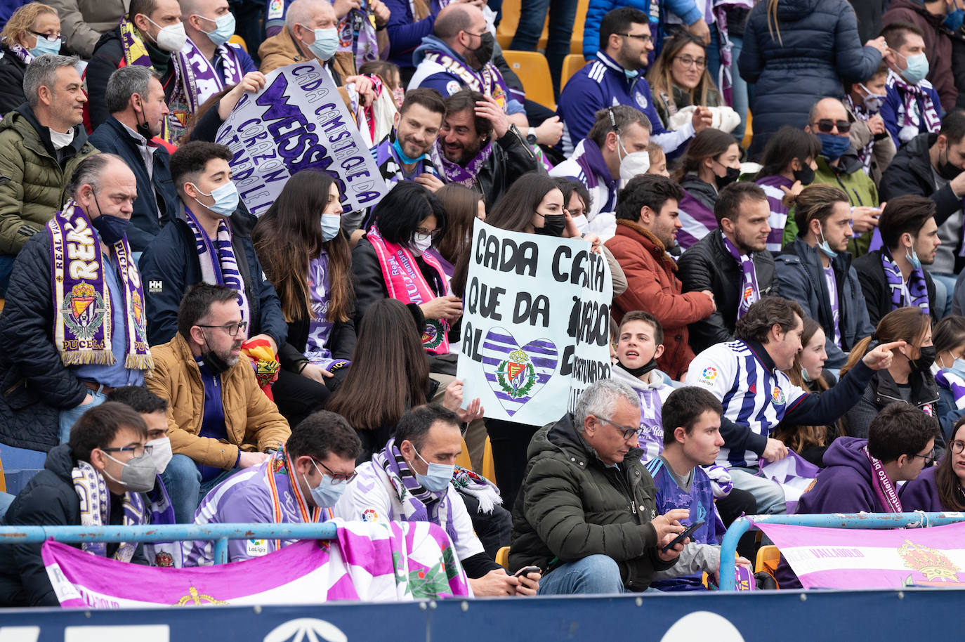 Partido del Real Valladolid en Alcorcón.