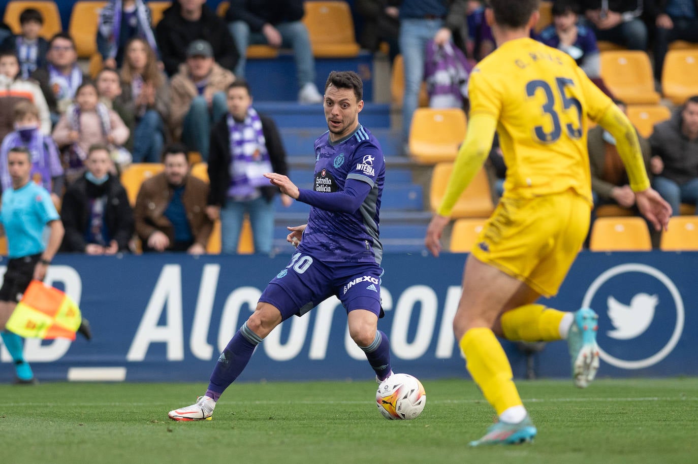 Partido del Real Valladolid en Alcorcón.
